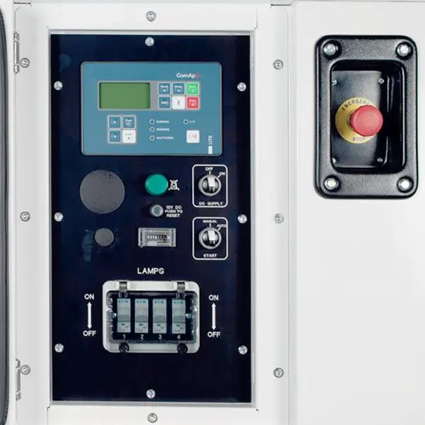 Genset LT 7000 SSH-K control panel - Lithium Battery Hybrid Light Tower