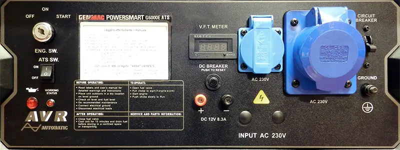 GENMAC G6000E ATS - 6kW Power Generator