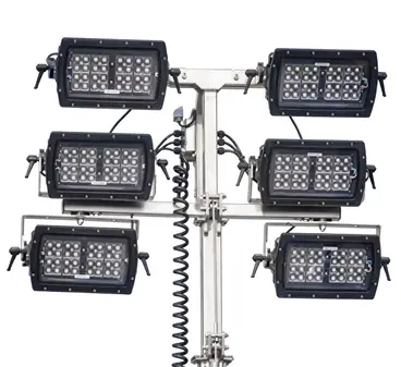 Genmac BRILLEN - 7 m Diesel Multiled Telescopic Light Tower with 110 L Tank