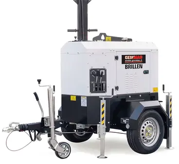 Genmac BRILLEN - 7 m Diesel Multiled Telescopic Light Tower with 110 L Tank