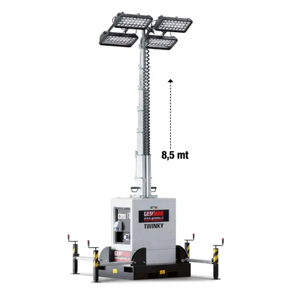 Genmac TWINKY - Portable Multiled Light Tower 8.5 m