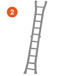 Gierre A0050 Peppina telescopic ladder