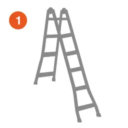Gierre A0050 Peppina telescopic ladder