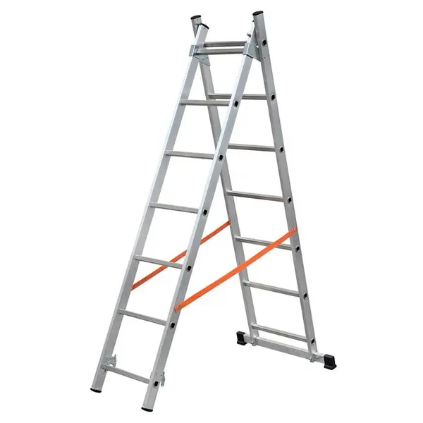 Gierre Modula AL300 - Extended or Double Transformable Ladder - Multifunction in Aluminum