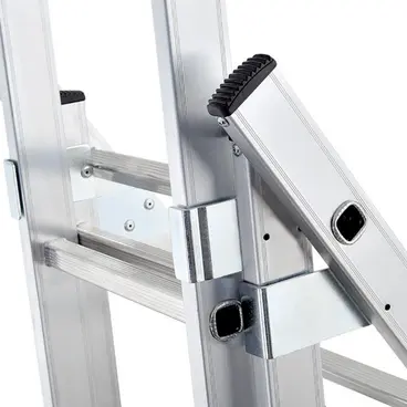 Gierre Modula AL420 steel joint - Triple extendable ladder - Transformable in steel