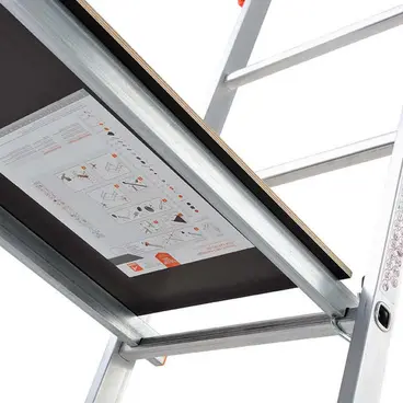 Gierre Fast&Lock 100 FA100FL - Multipurpose Aluminum Scaffolding, Working Height 2.87 m