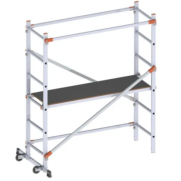 Gierre Fast&Lock 100 FA100FL - Multipurpose Aluminum Scaffolding, Working Height 2.87 m