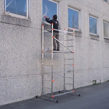 Gierre Fast&Lock 400 FA400FL - Multipurpose Aluminum Scaffolding, Working Height 3.9 m