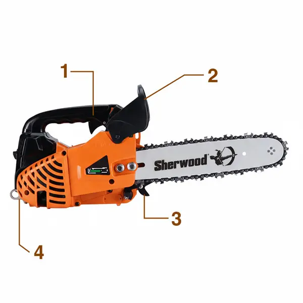GreenLine GMP 2625 - Professional Petrol Pruning Chainsaw 25.4 cc