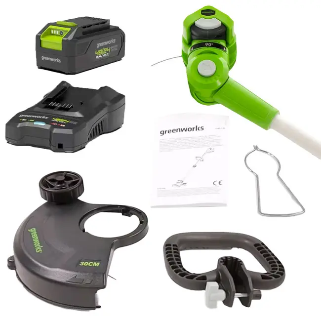 Greenworks G48LT30K2 - Telescopic Edger Battery Kit