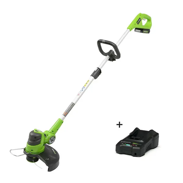 Greenworks G48LT30K2 - 30 cm Trimmer with Battery Kit + Charger