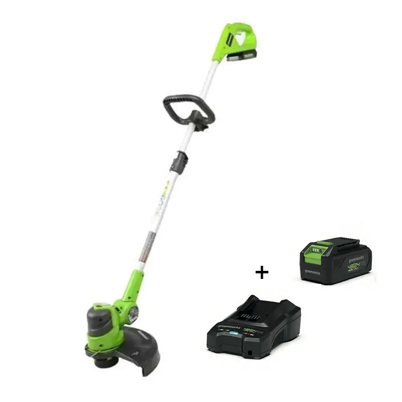 Greenworks G48LT30K2 - 30 cm Grass Trimmer with Battery Kit + Charger