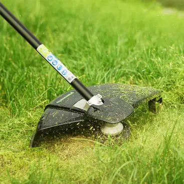 Greenworks GD40BCK4 Battery-Powered Brush Cutter with 4Ah Battery and Charger Included