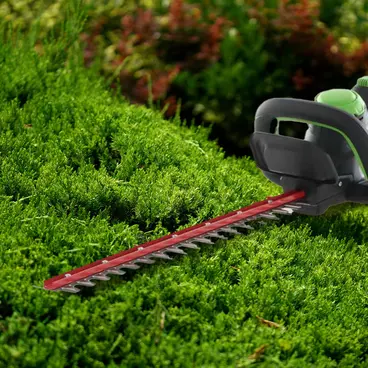 Greenworks G48HTK2 Double Blade Hedge Trimmer