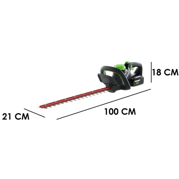 GreenWorks G48HTK2 Dimensions