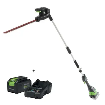 Greenworks G48PHT - Pole Hedge Trimmer with Rotating Head