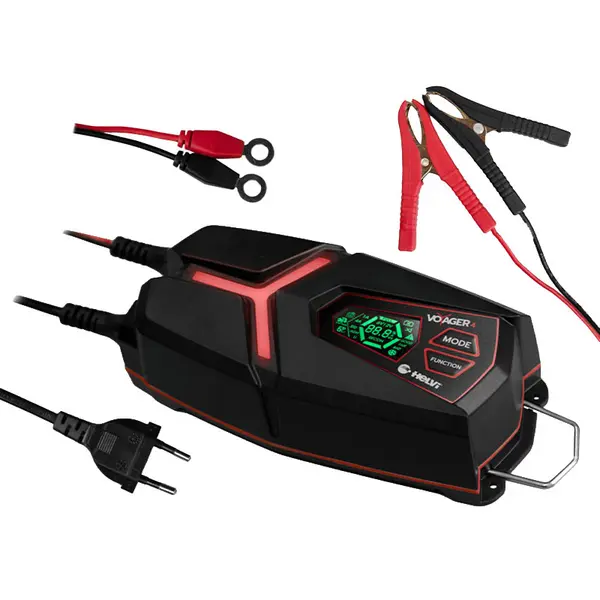 Helvi Voyager 4 - Automatic Electronic Battery Charger 6V / 12V