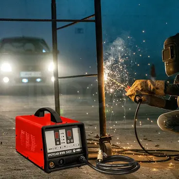 Use Helvi SpotCar EVO 5000 - Three-phase Spot Welding Machine