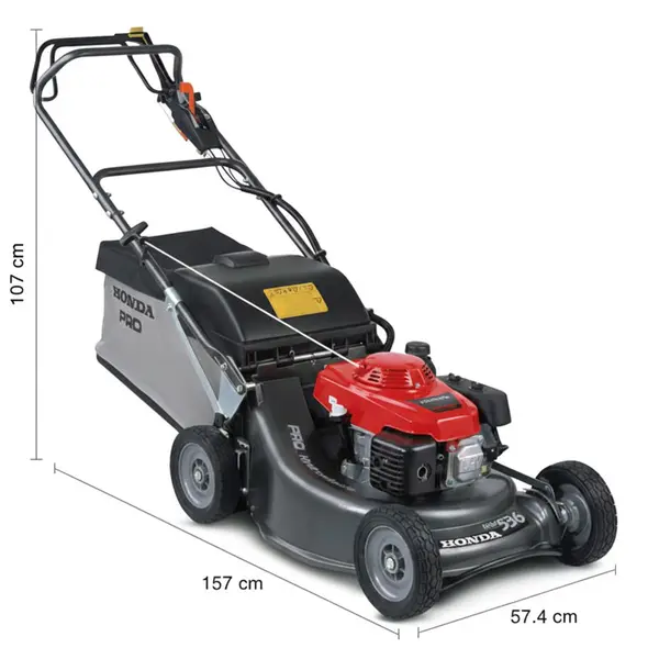 Honda HRH 536 HX - Professional Lawnmower 163 cc