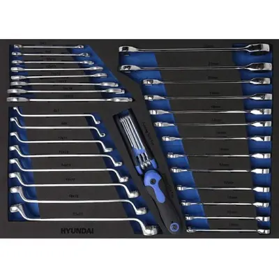 Hyundai 59005 - 5-Drawer Tool Cart with 298 Tools Included