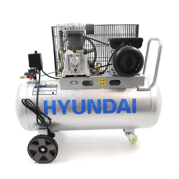 Hyundai 65604 - Lubricated Belt Compressor 100L