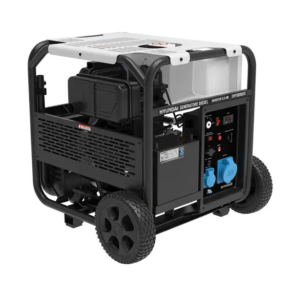 Hyundai 65225 - 6.5 kW Single-Phase Diesel Inverter Generator