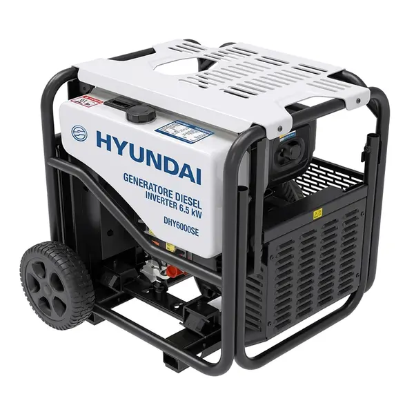 Hyundai 65225 - 6.5 kW Single-Phase Diesel Inverter Generator