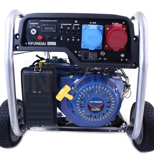 Hyundai 65018 Control Panel - Dynamic Full Power 9 kW Three-Phase Generator