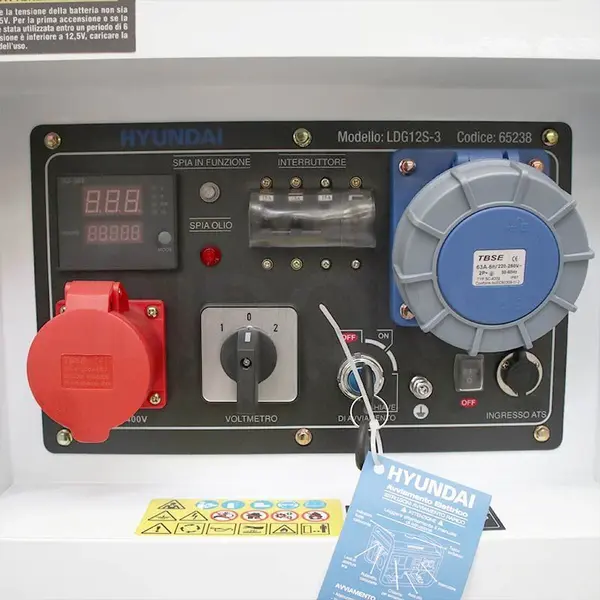 Hyundai 65238 control panel