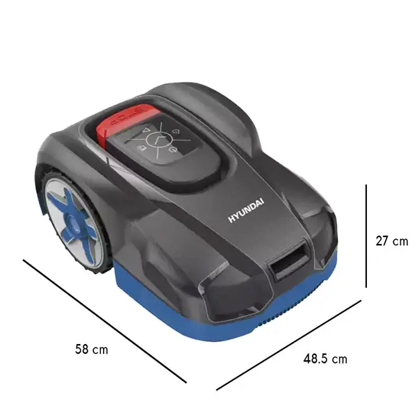 Hyundai 65487 robot lawnmower dimensions