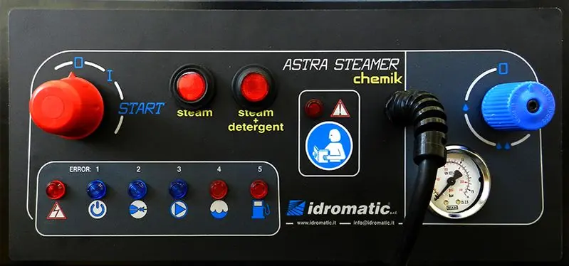 control panel Idromatic Astra Chemik - Diesel Boiler Steam Cleaner