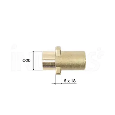 Dimensions Karcher brass connection