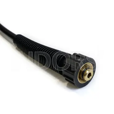 Thermoplastic hose with M22 fitting