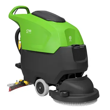 IPC CT40 MK2 - Compact 40L Battery-Powered Walk-Behind Scrubber Dryer