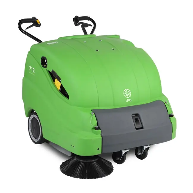IPC 712 ET - Walk-behind 24 V battery-powered industrial sweeper