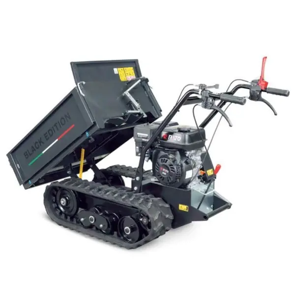 Italian Power TC300 Tilting Black - Tracked Power Barrow