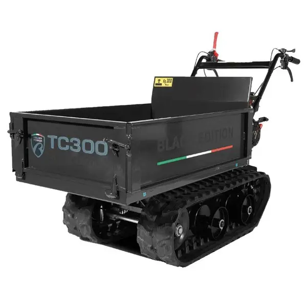 Italian Power TC300BLACK - Rubber Tracked Power Barrow
