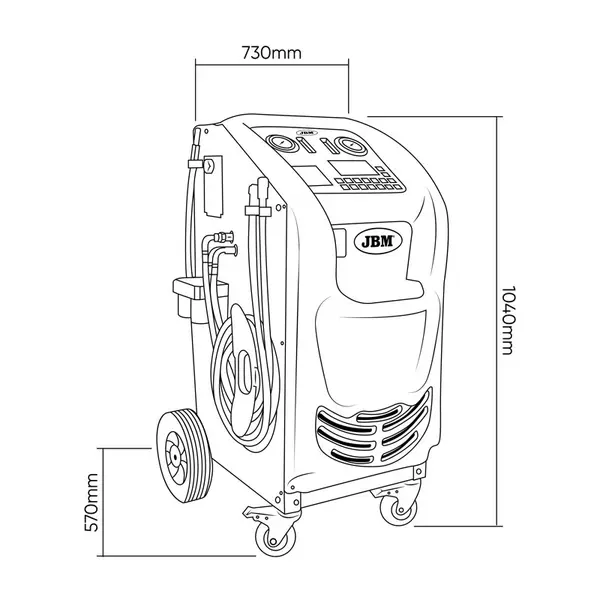 JBM 54290 - Automatic Transmission Oil Change Machine