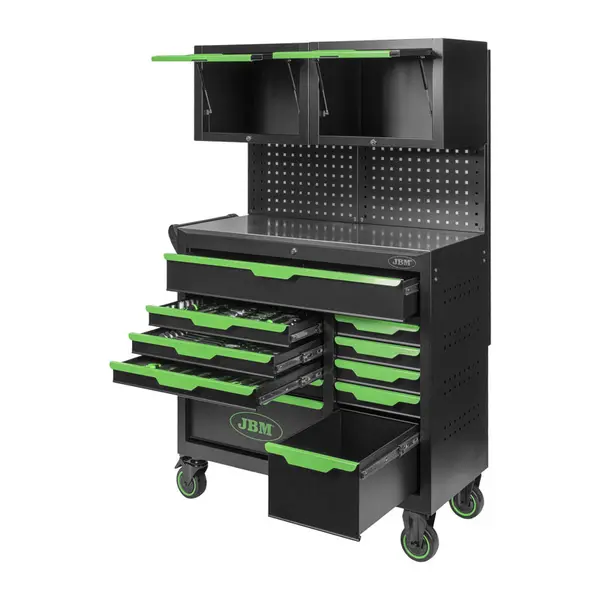 JBM 55118 - Professional Tool Cart with 172-Piece CRV Tool Set Included