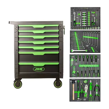JBM 54389 – Tool Trolley with 7 Drawers and 172 Tools