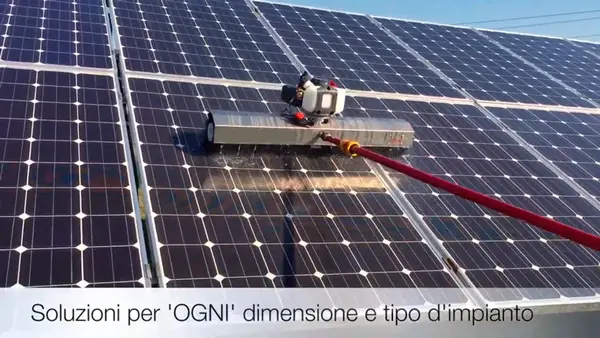 Roller Brush for Washing Solar Panels