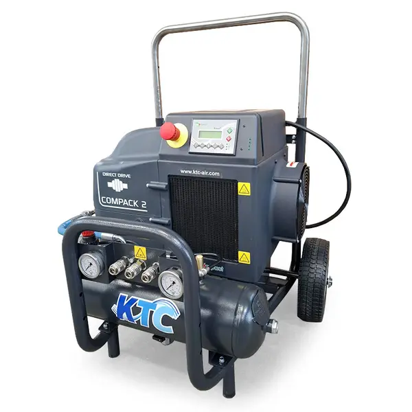KTC Compack 2 2.5 L Trolley 1850120520 - Professional Portable Screw Compressor 2.5 L