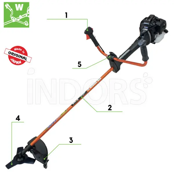 Kaaz V 540 W Super Pro - Brush Cutter Mitsubishi Engine