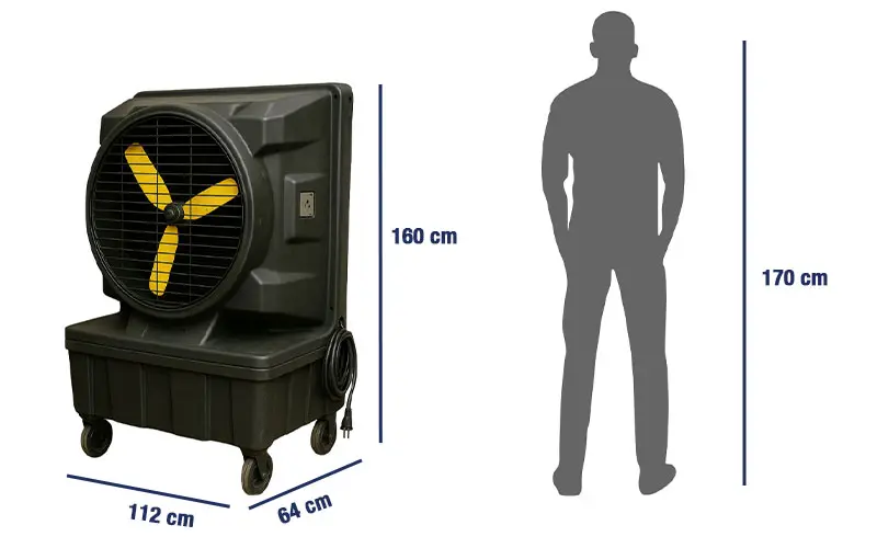 Kalterman KM22 cooler dimensions