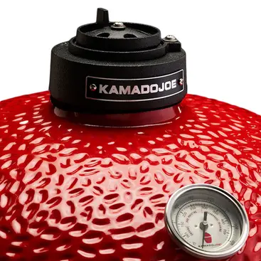 Kamado Joe Joe JR. - Charcoal Grill and Smoker model KJ13RH with Cast Iron Stand