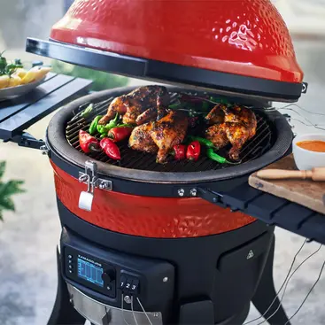 Kamado Joe Konnected Joe KJ15041523 - Digital Grill and Ceramic Charcoal Smoker 3100214