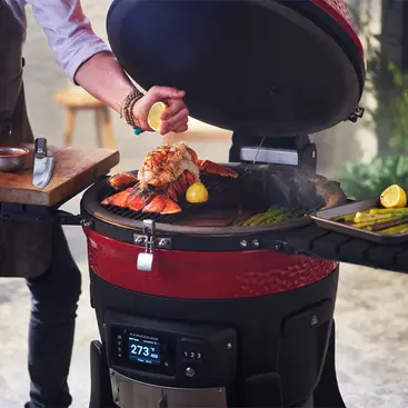 Kamado Joe Konnected Joe KJ15041523 - Digital Grill and Ceramic Charcoal Smoker 3100214