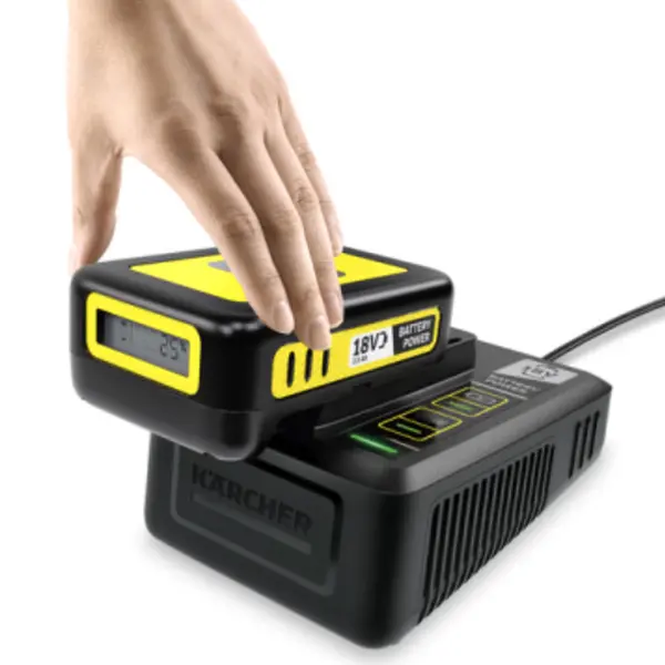 Karcher Kit Battery 18/25 + Quick Charger 2.445-063.0 for Karcher 18V Machines