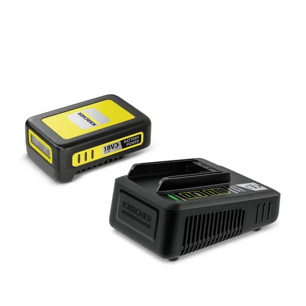 Karcher Kit Battery 18/25 + Quick Charger 2.445-063.0 for Karcher 18V Machines
