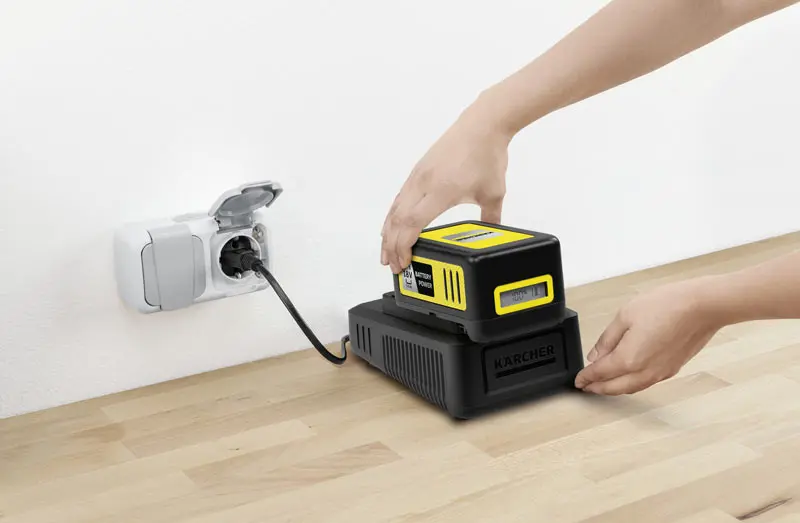 Karcher Kit Battery 18/50 + Quick Charger 2.445-063.0 for Karcher 18V Machines